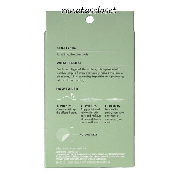 E.L.F Skin Blemish Breakthrough Stick It to Zits 36-ct Pimple Patches NWT/NIB - Picture 5 of 9